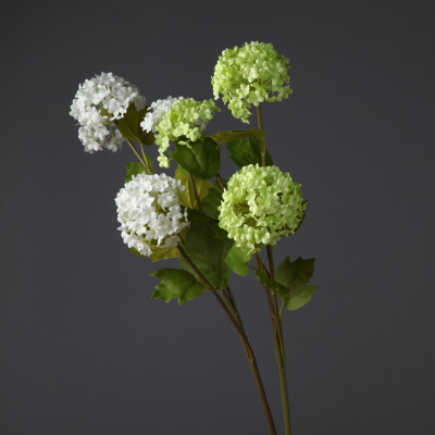 zakka田园小清新仿真雪球花卉干花插花假花捧花束文艺软装饰道具