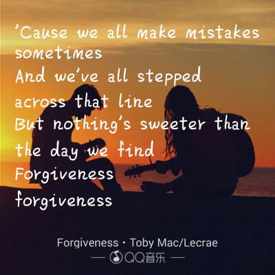 Toby Mac/Lecrae―Forgiveness