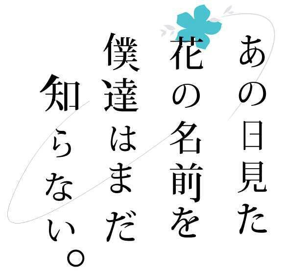 未闻花名 面码 壁纸 我们仍未知道那天所见到的花的名字 插图