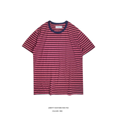 LIBERTY KOSTUME stripe tee 红条纹短袖