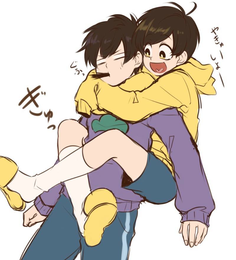 71沐湷搬运71二次元 插画 动漫 阿松先生 男 数字松 十四松 一松