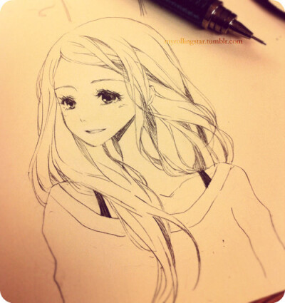 手稿 无色 线稿