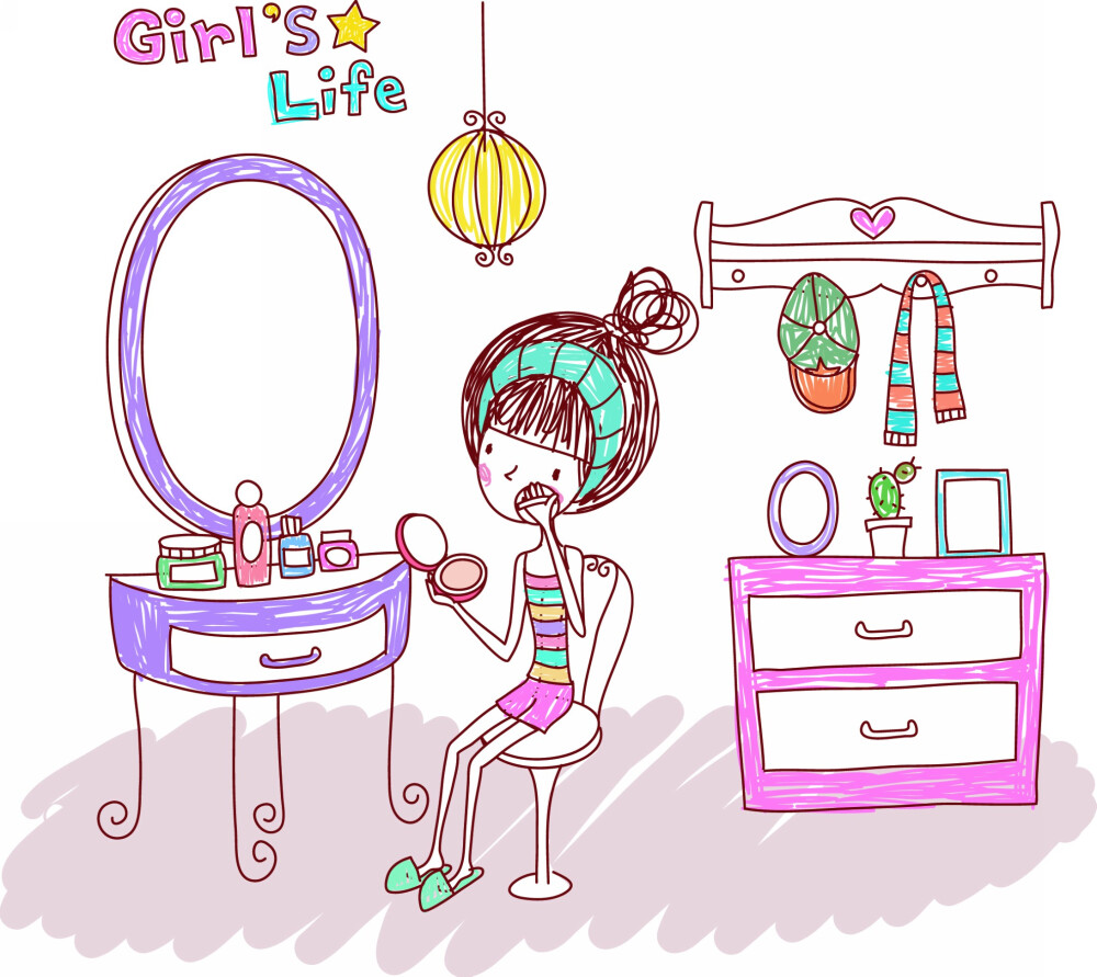 女孩的生活 Girl's Life 图17 美容 化妆