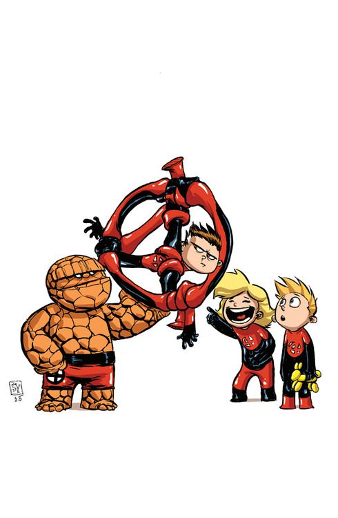 Fantastic Four Skottie Young variant