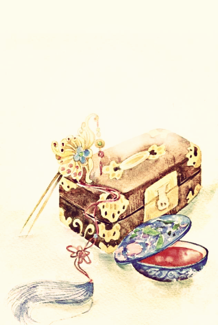 嫁衣锦，簪子华。