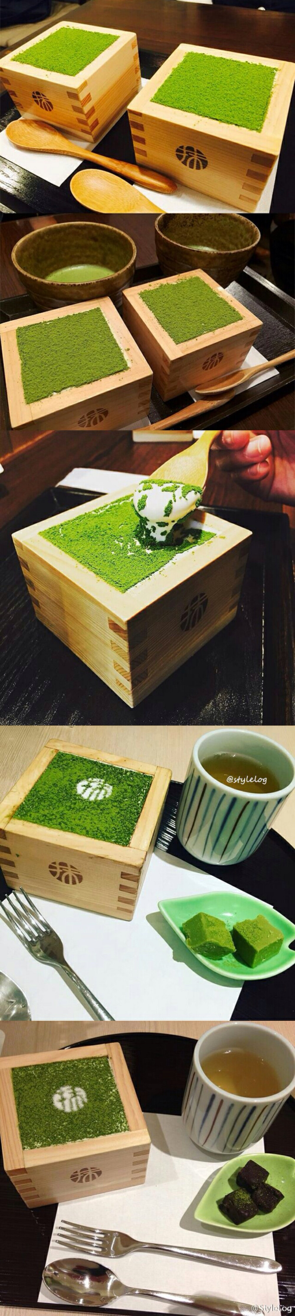 日本京都MACCHA HOUSE抹茶館 推出木盒式的抹茶提拉米蘇雪糕ψ(｀?′)ψ