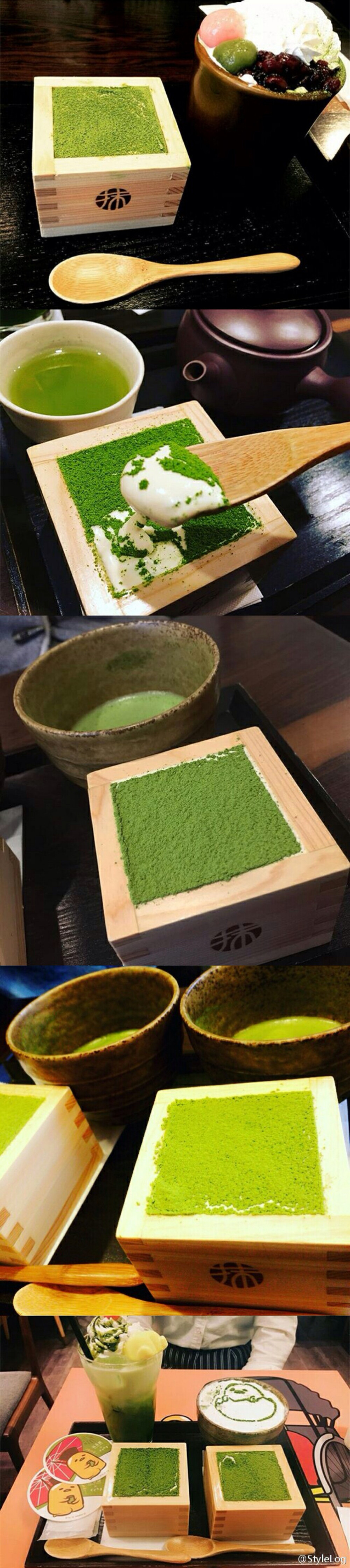 日本京都MACCHA HOUSE抹茶馆 推出木盒式的抹茶提拉米苏雪糕ψ(｀∇´)ψ