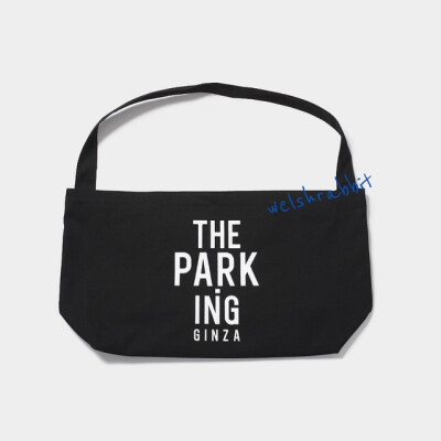 THE PARKING GINZA SOUVENIR SHOULDER BAG 斜挎帆布包 藤原浩
