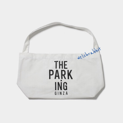 THE PARKING GINZA SOUVENIR SHOULDER BAG 斜挎帆布包 藤原浩