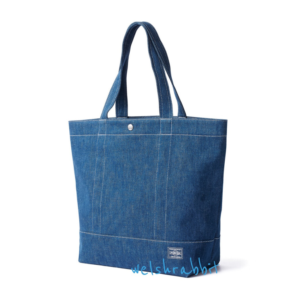 日本 HEADPORTER DENIM TOTEBAG (L) 牛仔手提单肩袋 购物袋