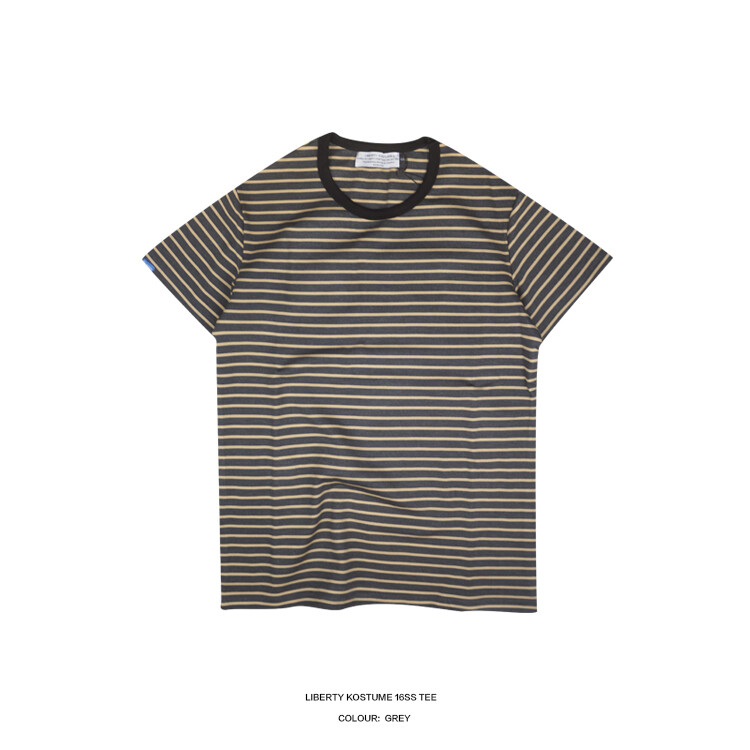 LIBERTY KOSTUME stripe tee 罗马布厚实条纹短袖 五色入