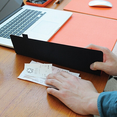 韩国进口Fenice绒面皮质双色办公桌垫鼠标垫桌面键盘台垫板子