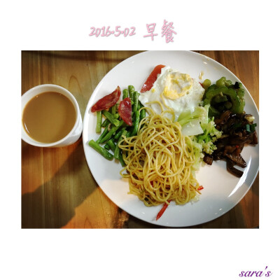 好好吃早餐才能瘦啊……
