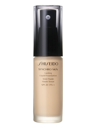 资生堂
SYNCHRO SKIN Lasting Liquid Foundation
商品编号： 03468
量： 30mL
一款感应型持效粉底，令肌肤持久充满活力光采。美丽仿佛与生俱来。
JPY 5,000 （换算请点开网站查看）