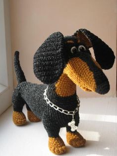 Cutest Crochet Doxie Ever!!!