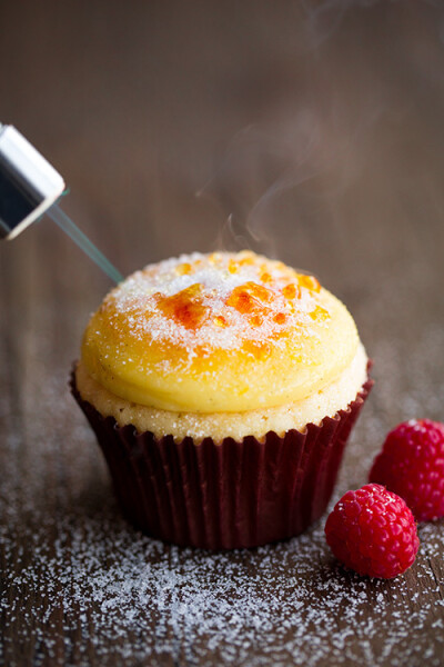 creme brulee cupcake...