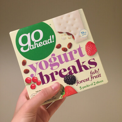 GO AHEAD YOGURT BREAKS