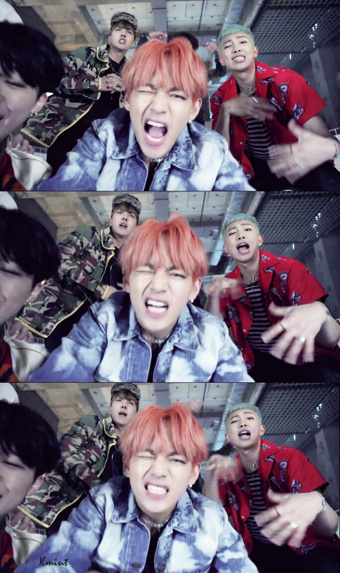 bts防弹少年团firemv截图金泰亨泰泰v