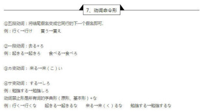 日语动词九种变形方法大全