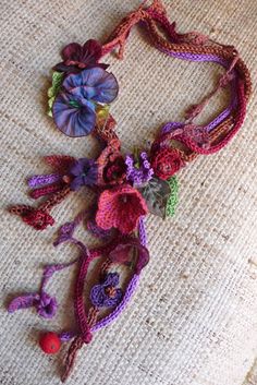 crochet necklace