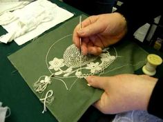 How to make Irish Crochet lace.