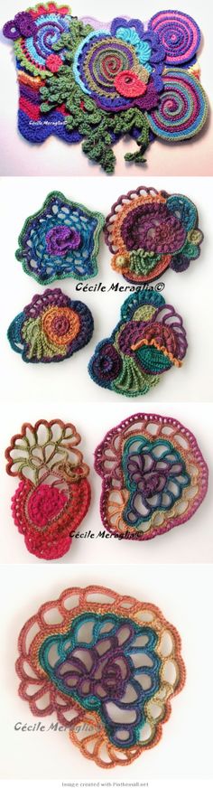 crochet - freeform scrumbles -- I've been wanting to learn to freeform
crochet for a while now