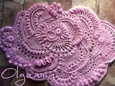 Crochet freeform motif tutorial without cutting thread