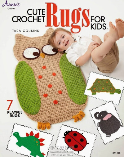 cute crochet rugs-手工爱好者