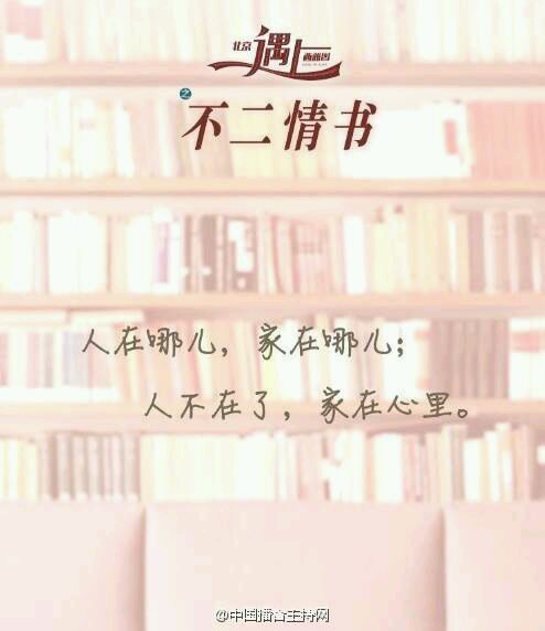 北京遇上西雅图之不二情书【台词】