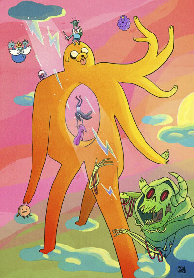 Pen Ward’s Adventure Time Art http://ift.tt/1iPiklD