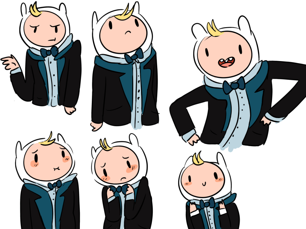 finns in a suit for stupid cool finn party