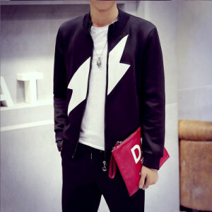 春季新款男士修身青年外套男装上衣休闲潮