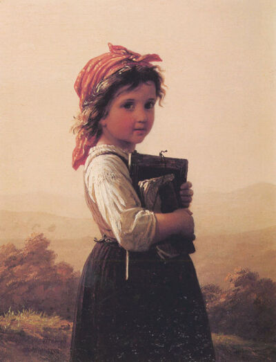 A Little Schoolgirl（上学路上）
画家布莱梅