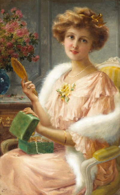 法国 Emile Vernon 油画