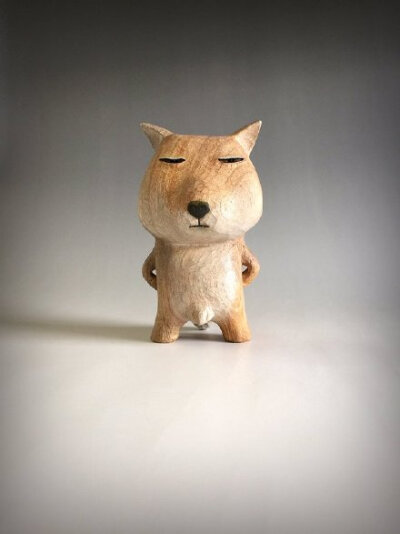 日本木雕作者 shidokou 有些奇葩的作品，不过看起来很喜欢是怎么回事！