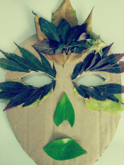 树叶面具