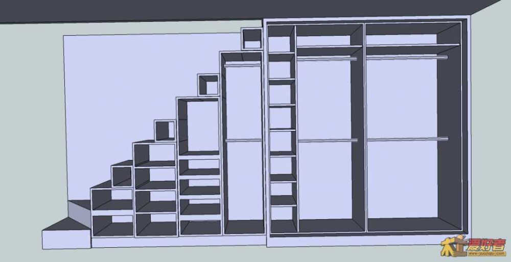 楼梯收纳