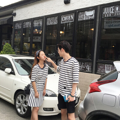 韩版 情侣头像 一对儿 秀恩爱 街拍 男女神范儿——兜兜里有糖77