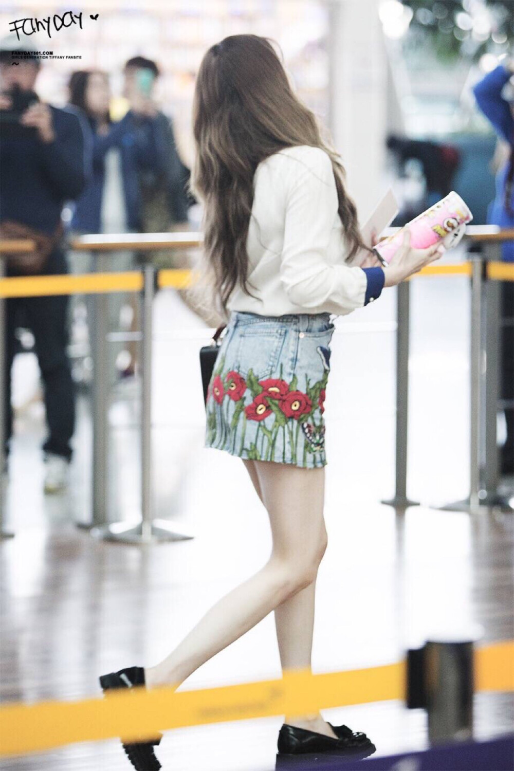 #黄美英solo大发# #黄美英tiffany# #I Just Wanna Dance# 160415 Incheon Airport 