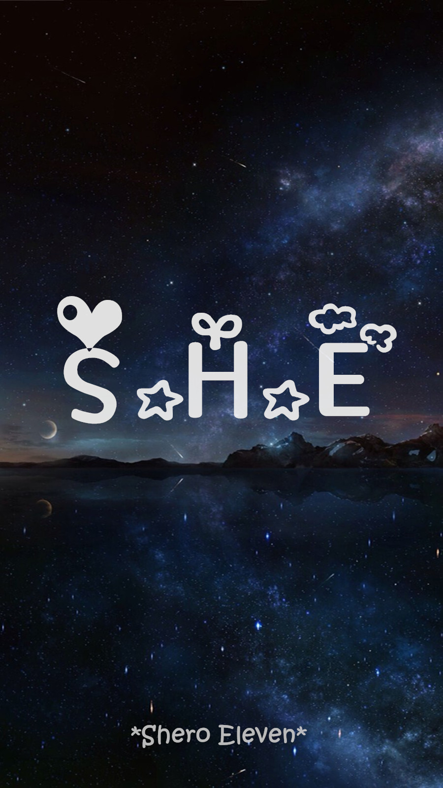 SheroEleven 自制壁纸 壁纸 星空壁纸 S.H.E SHE