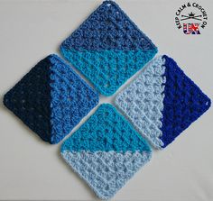 Ravelry: Half and Half Granny Square pattern by Heather C Gibbs