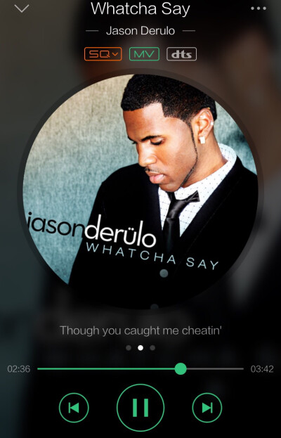 #音乐推荐#
名字：Whatcha say
歌手：Jason Derulo