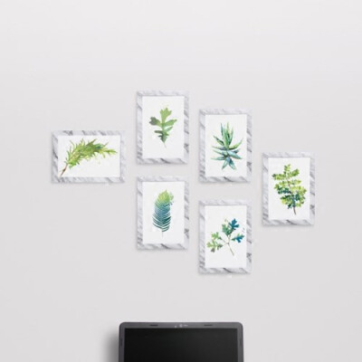 韩国Appree 大理石纹路创意DIY相框 含相框 素描本ACDNM01 现货