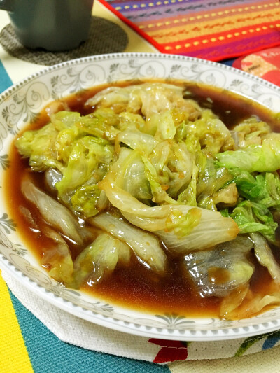 今日食.蚝油生菜