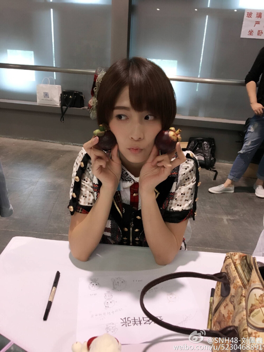 snh48teamhii刘佩鑫160508源动力新年的钟声签握会