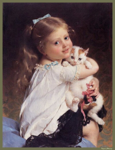 法国学院派画家Emile?Munier?(1840?-?1895)作品欣赏