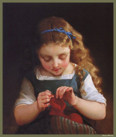 法国学院派画家Emile Munier (1840 - 1895)作品欣赏