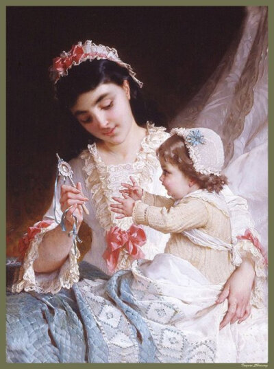 法国学院派画家Emile Munier (1840 - 1895)作品欣赏