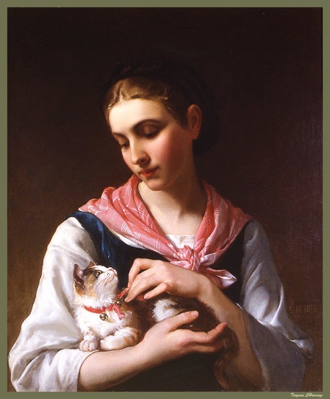 法国学院派画家Emile Munier (1840 - 1895)作品欣赏