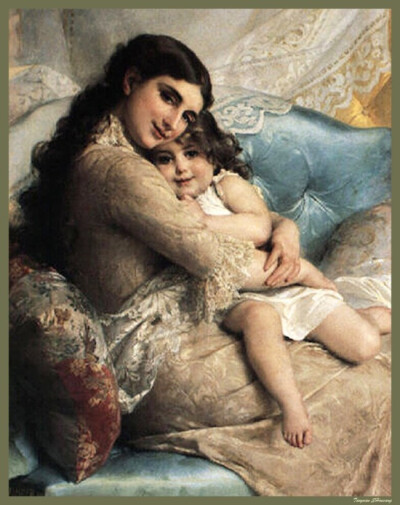 法国学院派画家Emile Munier (1840 - 1895)作品欣赏